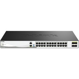 D-Link DXS-3130-28/E Switch gestionable de Capa 3 con 24 puertos 10Gbps y 4 puertos SFP28